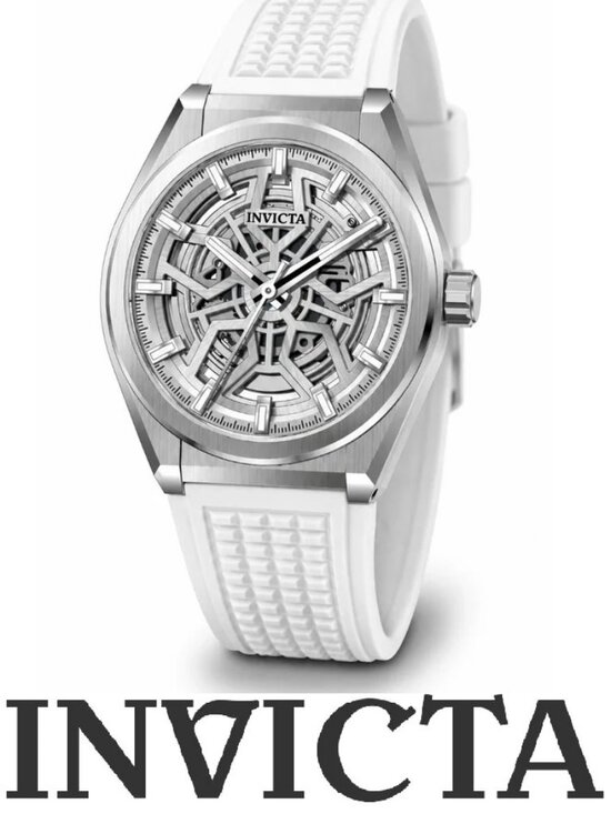 $199 Invicta Speedway Rim Men\'s 46mm White Quartz Watch 70054 NIB